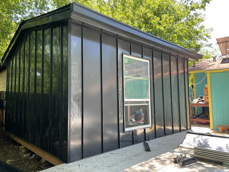 Black standing seam metal wall panels for Roof Inspection in Warner Robins