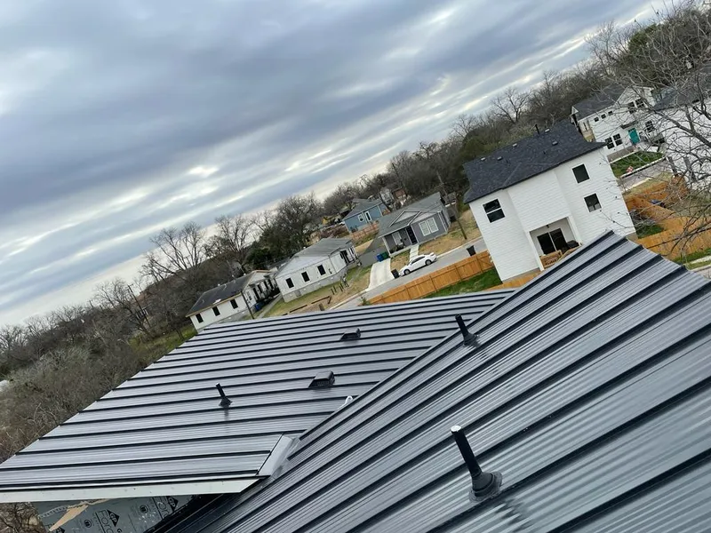 Standing seam metal roof panels with vents for Skylight Repair in Warner Robins